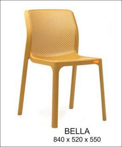 Yellow Bella Plastic Chair