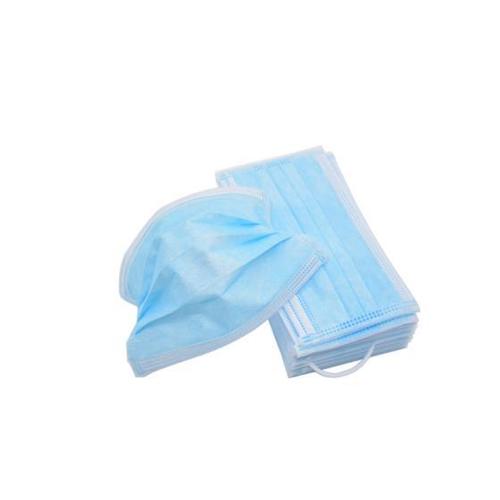 Disposable Comfortable Face Mask - Blue Color | Earloop Securing Method, Skin Friendly, Low Breathing Resistance, Ideal for Clinic, Hospital, Laboratory, Personal Use