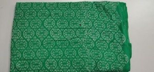 Flower Hand Block Printed Cloth Cotton Fabric