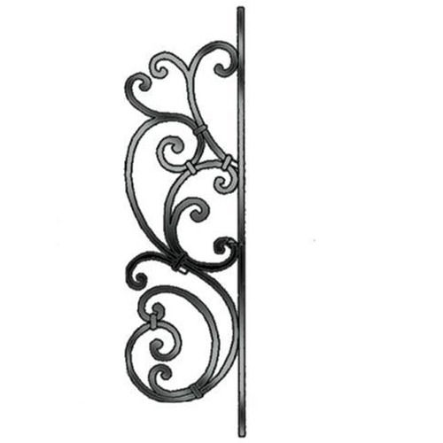 Black Forged Tuscany Iron Panles 