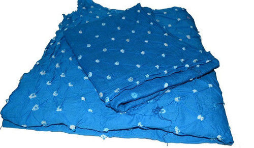 Blue Indian Bandhani Cotton Salwar Suits