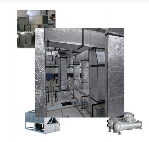 Blue Industrial Ducts And Chillers