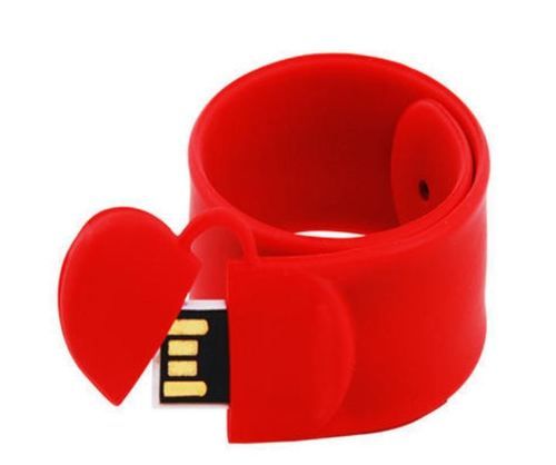 4GB Silicone Wristband USB Flash Drive Bracelet  USB6834GB   BigPromotions