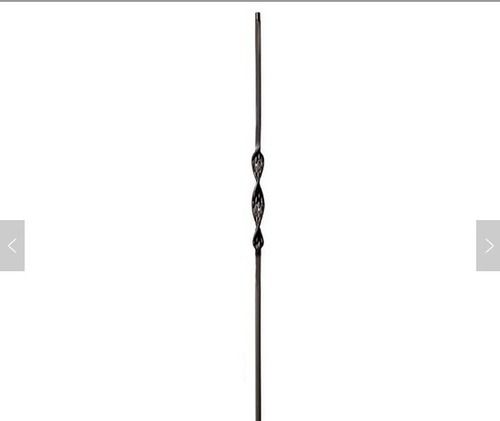 Black Wrought Iron Forged Steel Ribbon Iron Balusters