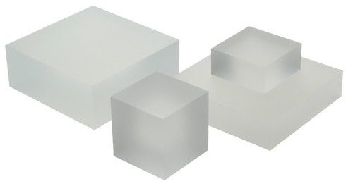 Abrasion Resistance White Acrylic Blocks Hardness: Rigid