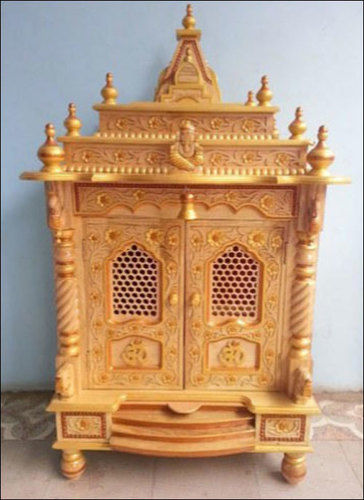 Antique Wooden Temple (2.5 Feet)