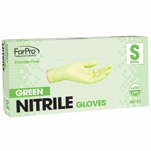 ForPro Green Nitrile Gloves