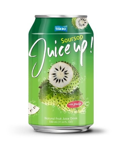 330ml Canned Soursop Juice Drink with Pulp