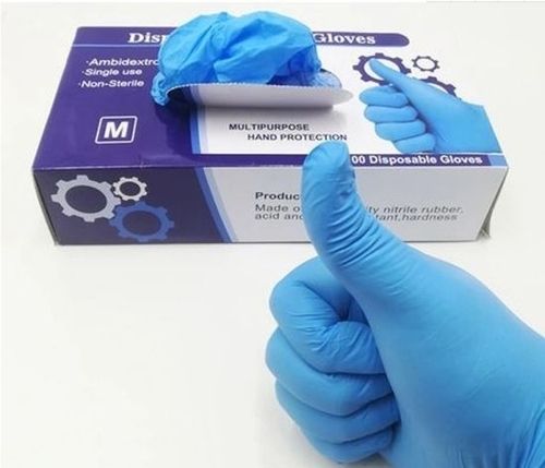 Ce Approved Examination Disposable Nitrile, Latex And Vinyl Gloves