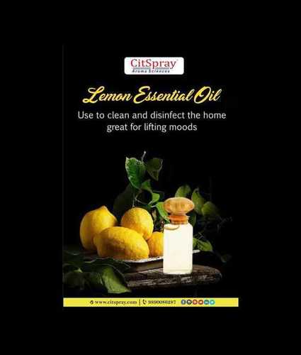 Pure Lemon Essential Oil To Disinfect The Home Ingredients: Herbal Extract