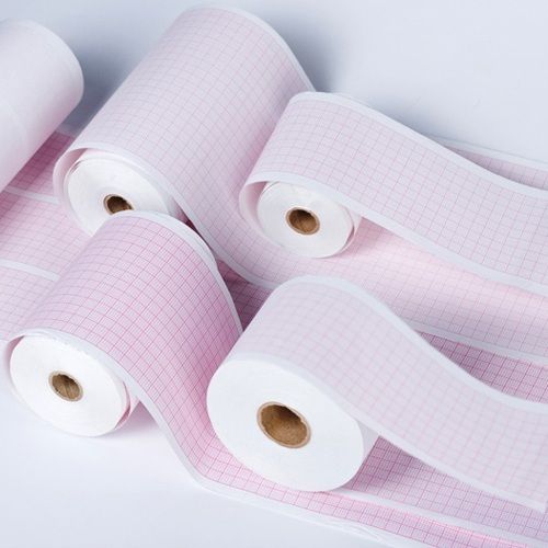 Brown Medical Ecg Recorded Chart Paper Roll