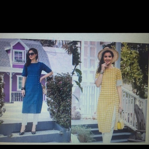 Okhai Salwar Suits and Sets : Buy Okhai Multi-Colour Checks Kurta And Pant  (Set of 2) Online|Nykaa Fashion