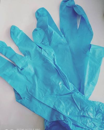 Sky Blue Nitrile, Latex And Vinyl Gloves (All Sizes, All Colours)