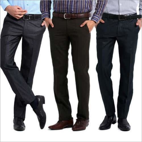 Various Colors Are Available Plain Men Designer Trouser