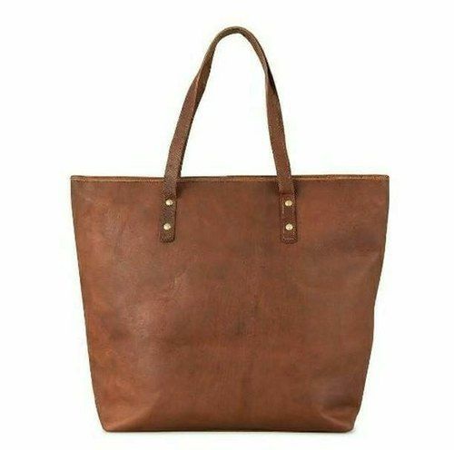 Brown Womens Shoulder Leather Bag