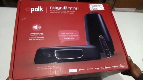 polk audio magnifi mini soundbar home theater system