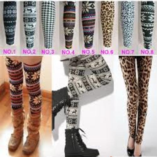 Multicolour Ladies Printed Anti Wrinkle Leggings