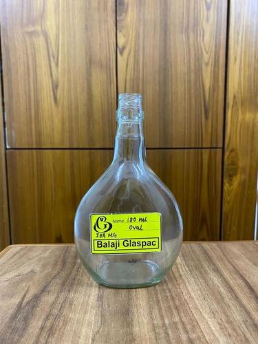 180 Ml Glass Liquor Bottle