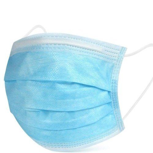 3 Ply Blue Disposable Face Mask Gender: Unisex