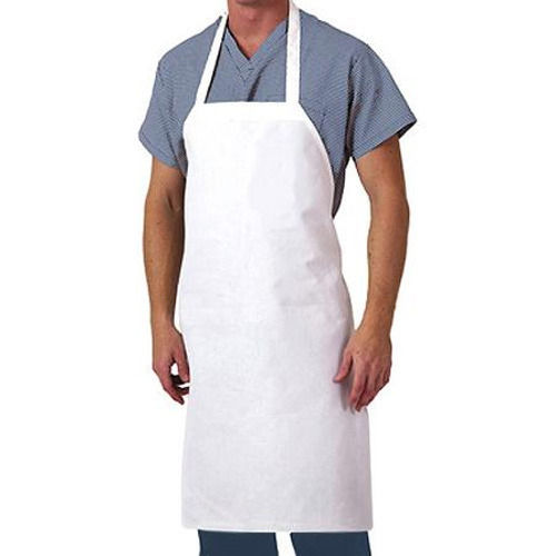 Cotton Plain White Apron