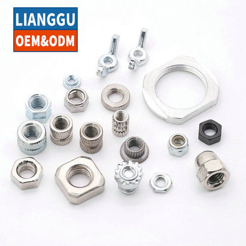 Customized Hex Nylon Insert Locking Nuts With Non-Metallic Insert Square Nut