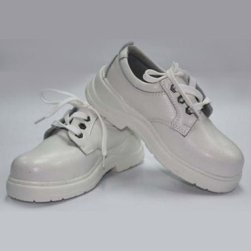 White Pu Esd Safety Shoes