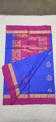 15 Colours Branded Contrast Handloom Soft Silk Saree