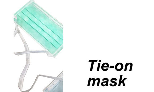 Disposable Medical Tie On Face Mask Age Group: Men