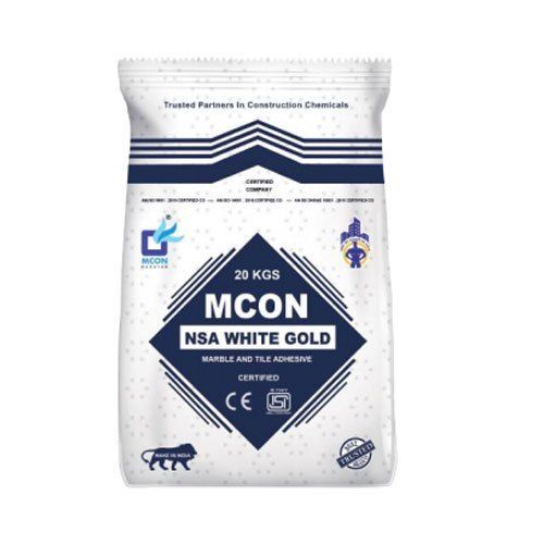 Mcon Nsa White Gold Marble And Tile Adhesive Powder