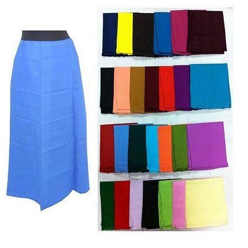 All Colors Plain Design Cotton Ladies Petticoat