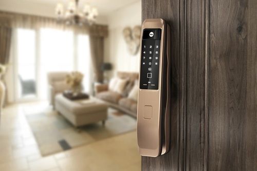 Push And Pull Digital Door Lock For Smart Home Security