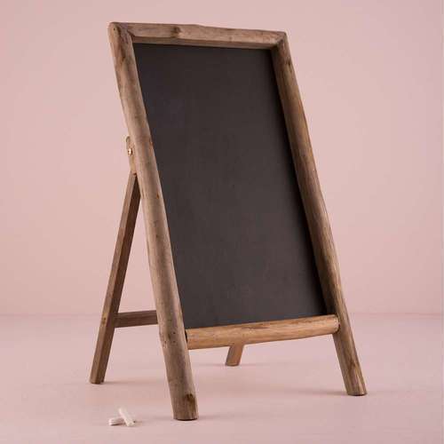 Black Delta Wooden Chalkboard Board