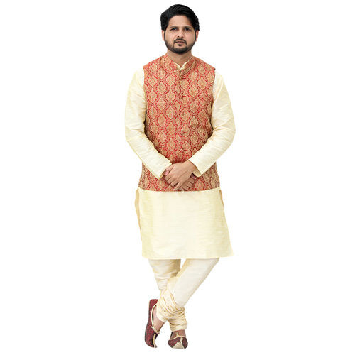 Silk Kurta Pajama Jacket Age Group: 16-55