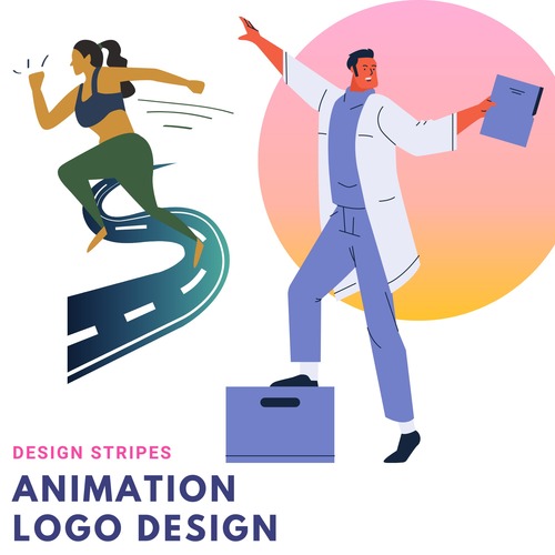 Animation Logo Designing Service By Design Stripes