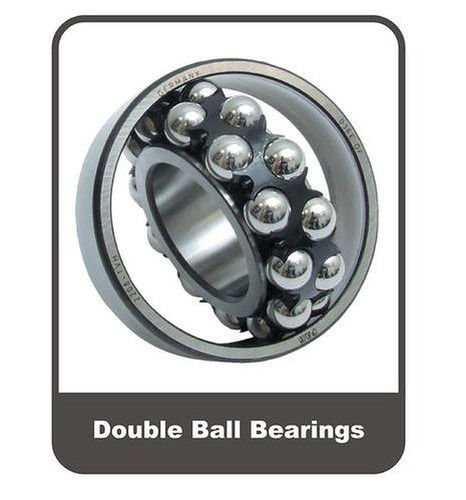 Grease Mild Steel Double Ball Bearing