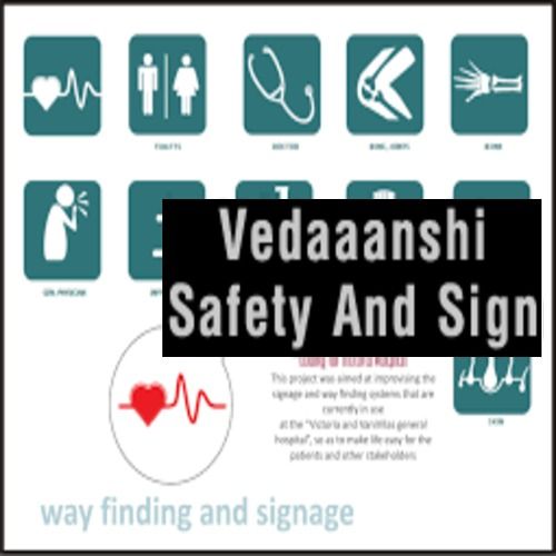 Multi Size Custom Hospital Signages By Vedaaanshi Safety & Sign 