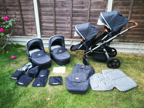double twin pushchair