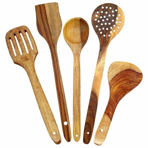 Wooden Cutlery For Serving (Sheesham Wood) Handle Material: Wood