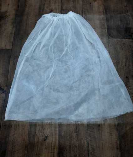 White Disposable Non Woven Short Gowns