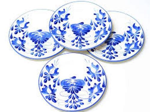 Hand Painted Ceramic Dinnerware Set - All Sizes Available, Unicolor Options with Eco-Friendly Features