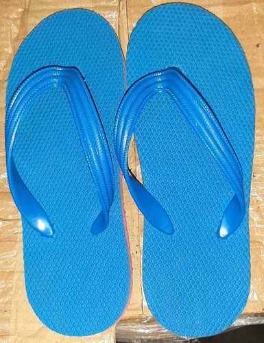 Blue Plain Design Light Weight Slippers