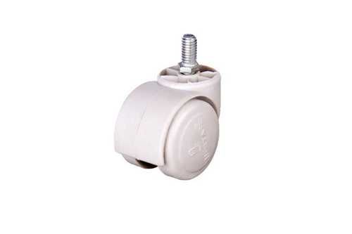 White Color Caster Wheel Wheel Width: 50 Millimeter (Mm)