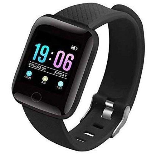 Black D116 Plus Smart Wristband