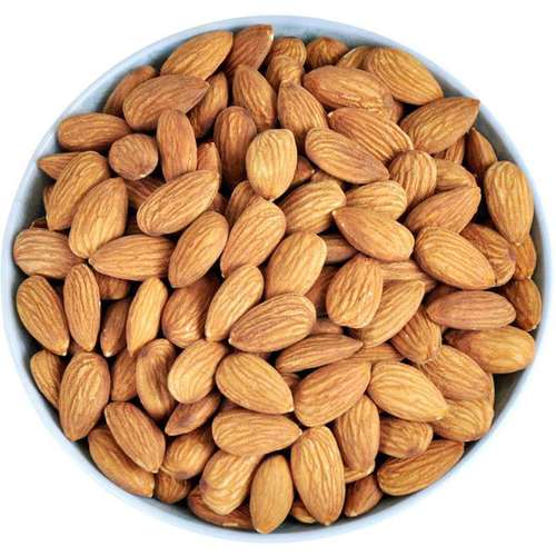 Brown Dried Raw Almonds