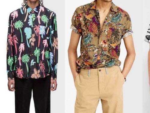 Half Sleeves Summer Hawaiian Casual Aloha Shirts