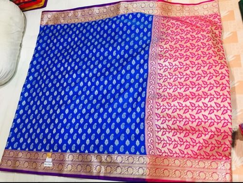 Multiple Printed Banarasi Silk Saree