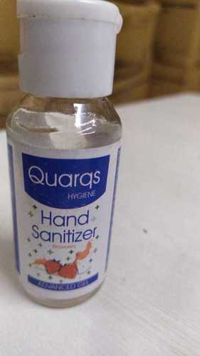 Transparent Quarqs Hand Sanitizer For Personal Hygine