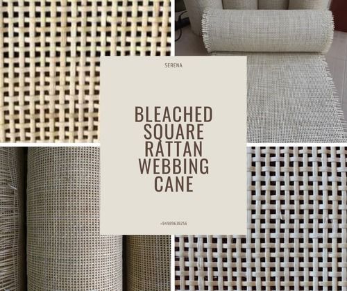 Bleached Square Rattan Webbing Cane