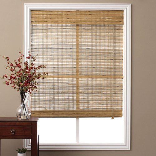 Brown Bamboo Roman Blind