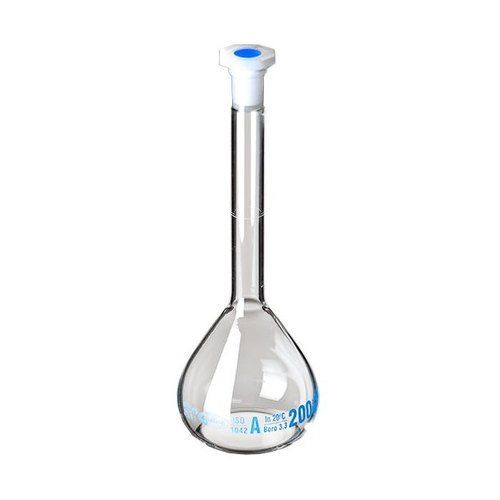 Cylindrical Glass Volumetric Flask